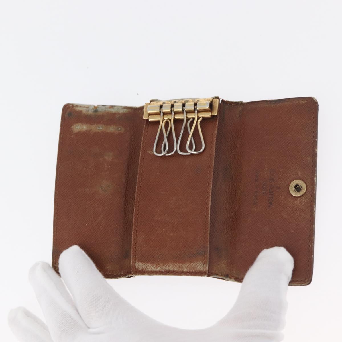 LOUIS VUITTON Monogram Key Case 10 Set LV Auth CB183