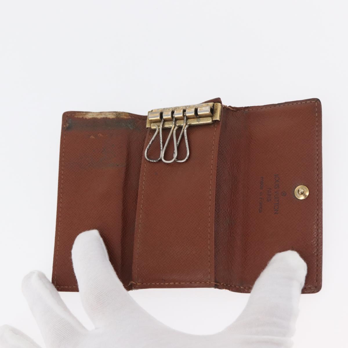 LOUIS VUITTON Monogram Key Case 10 Set LV Auth CB183