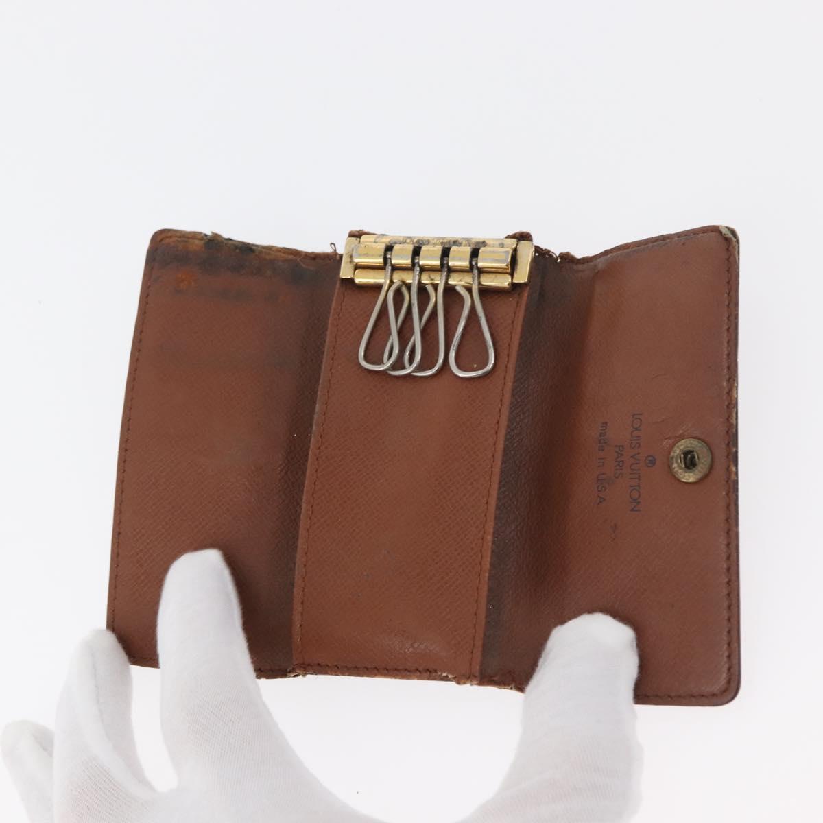 LOUIS VUITTON Monogram Key Case 10 Set LV Auth CB183