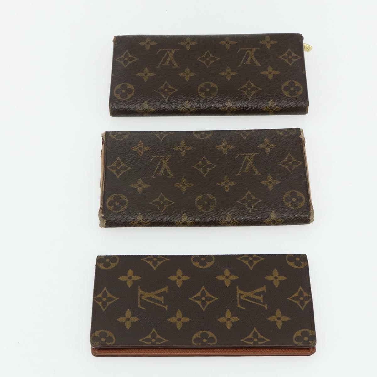 LOUIS VUITTON Monogram Wallet 10 Set LV Auth CB184