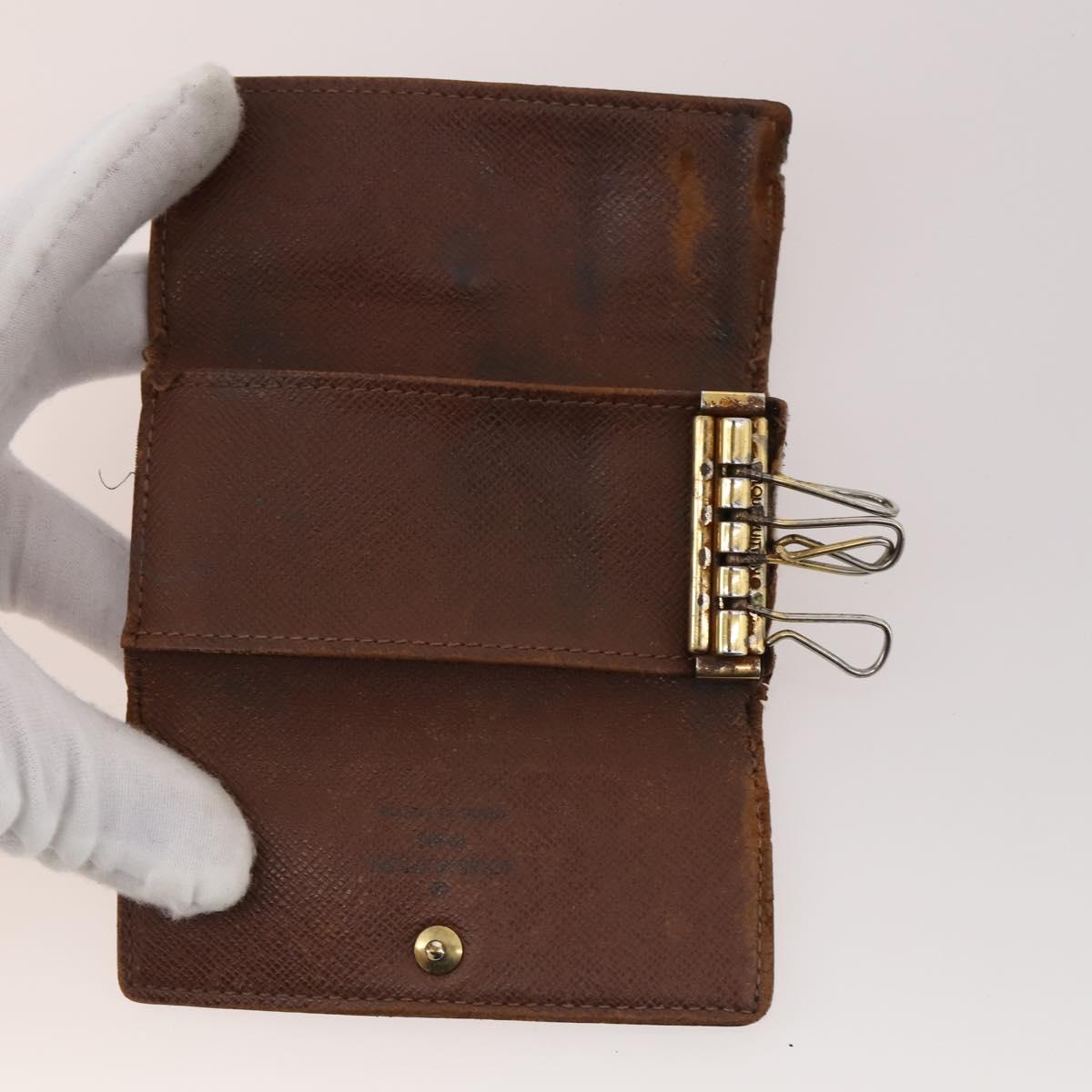 LOUIS VUITTON Monogram Key Case 10 Set LV Auth CB192