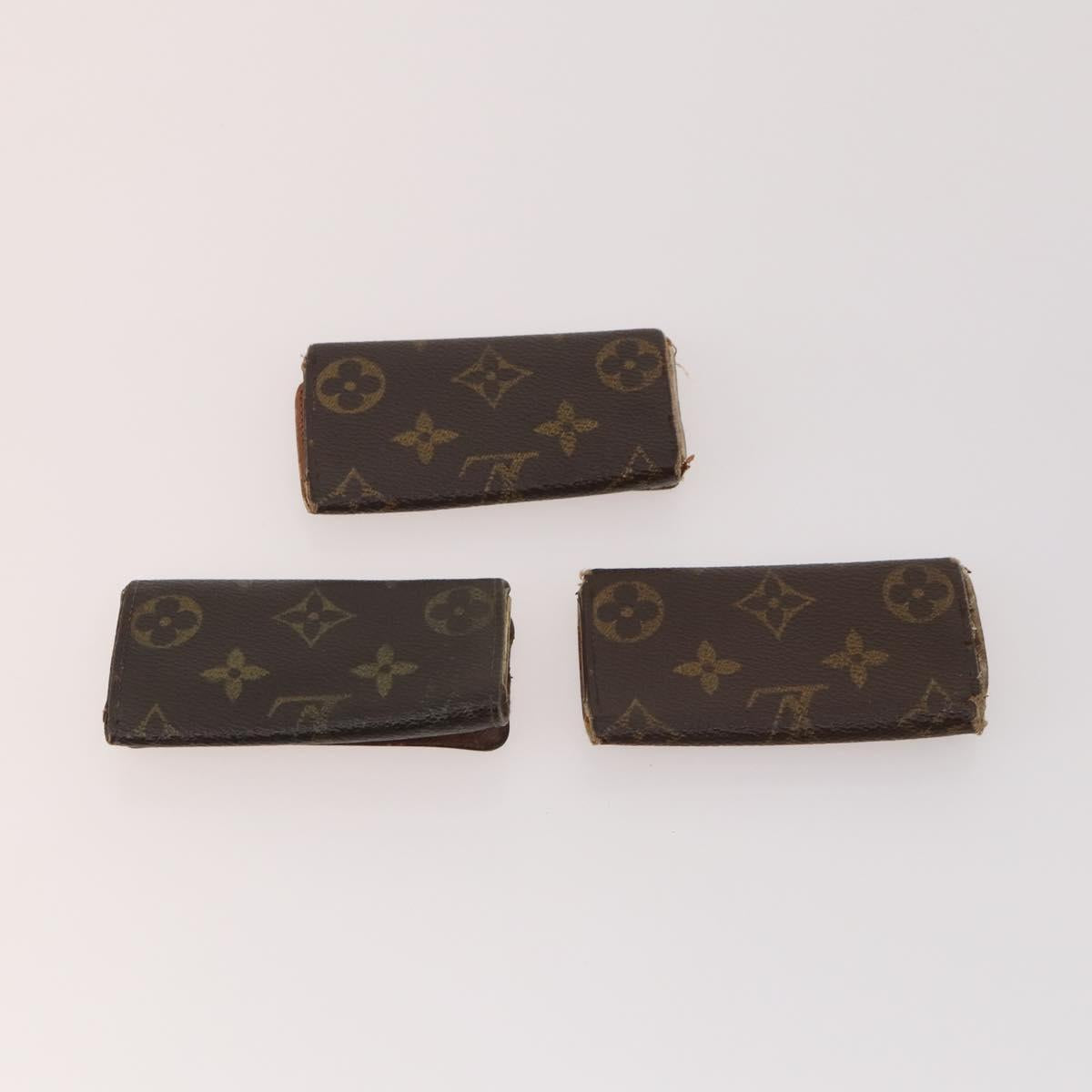 LOUIS VUITTON Monogram Key Case 10 Set LV Auth CB192