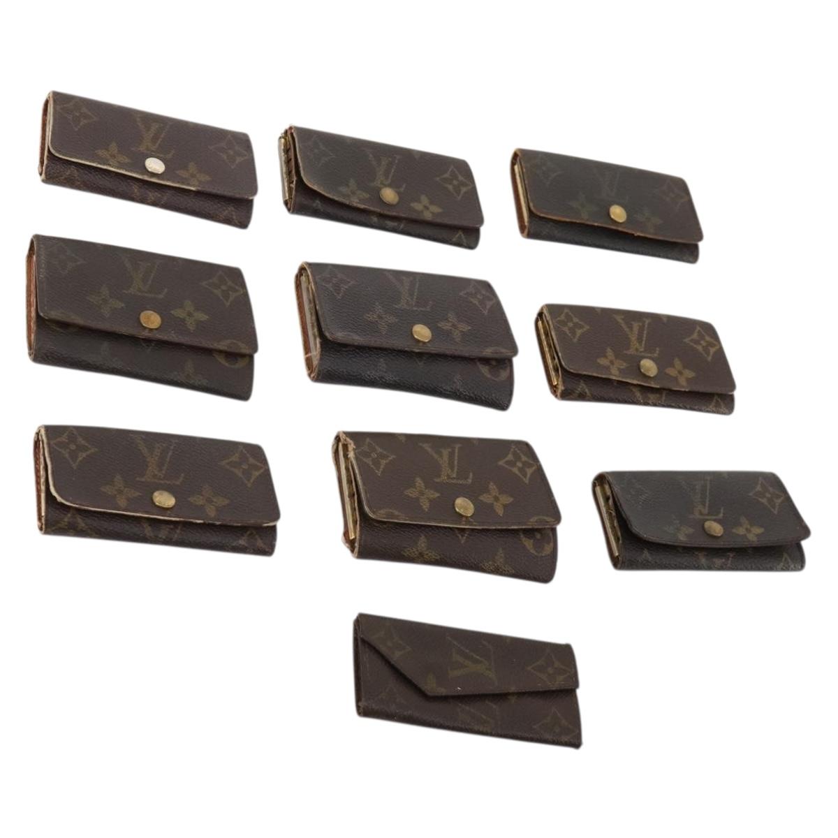 LOUIS VUITTON Monogram Key Case 10 Set LV Auth CB193