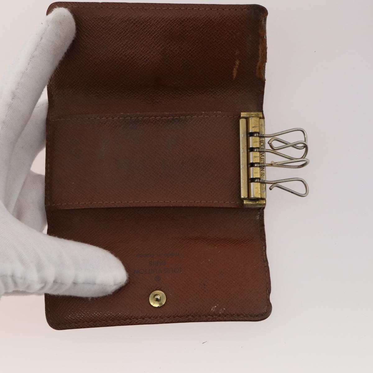 LOUIS VUITTON Monogram Key Case 10 Set LV Auth CB193