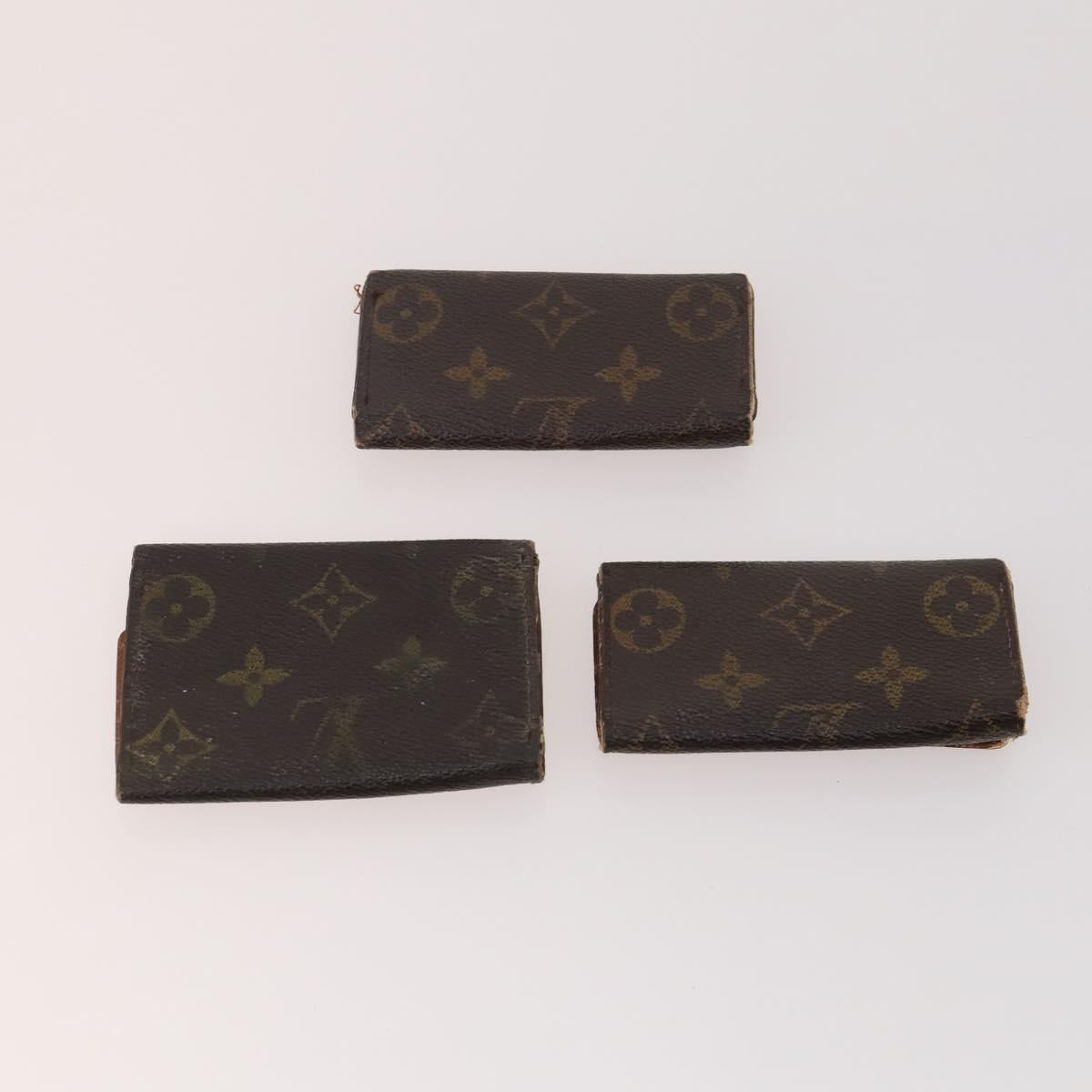 LOUIS VUITTON Monogram Key Case 10 Set LV Auth CB193