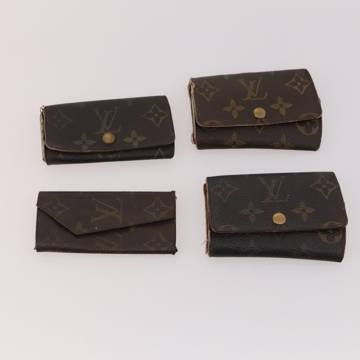 LOUIS VUITTON Monogram Key Case 10 Set LV Auth CB193