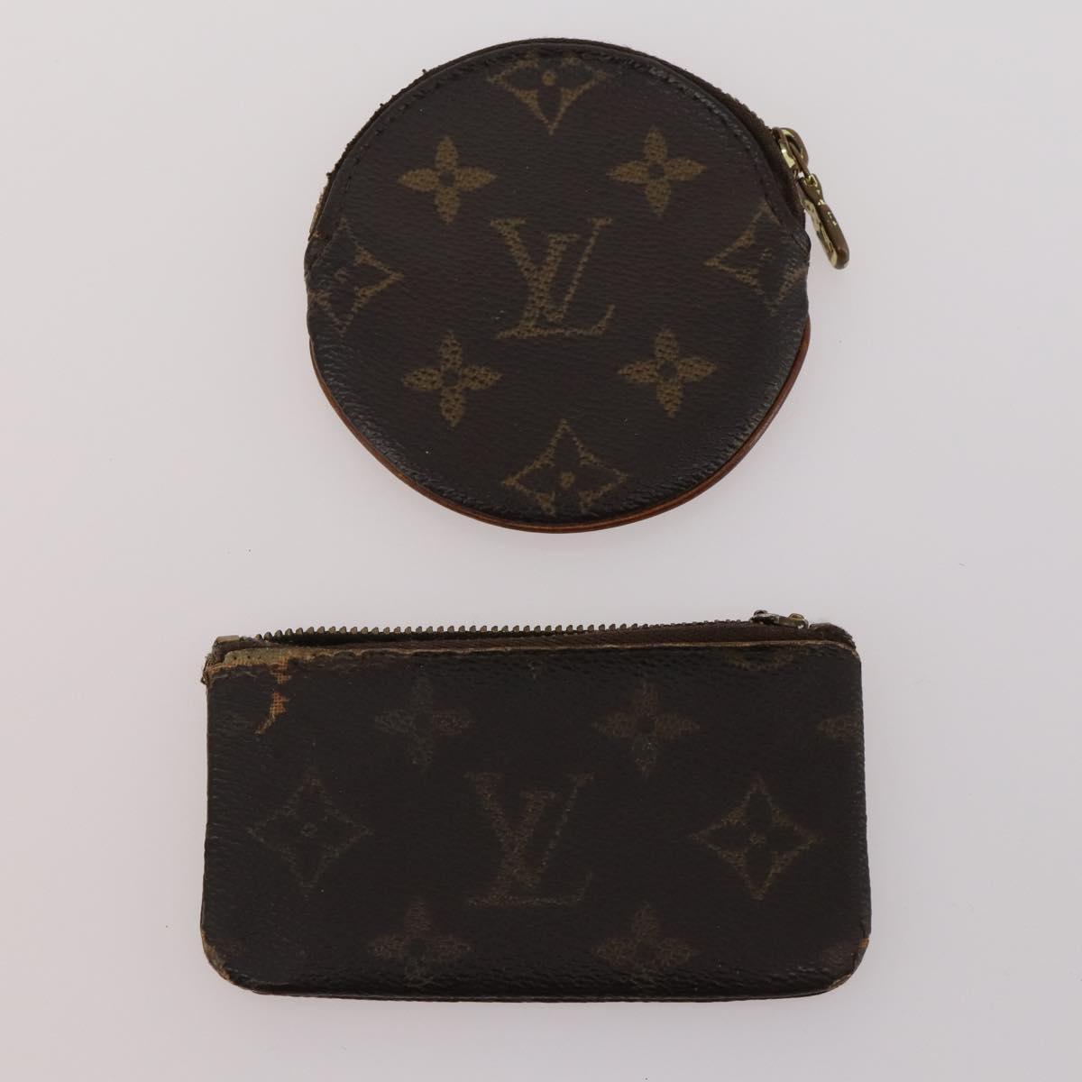 LOUIS VUITTON Monogram Wallet 10 Set LV Auth CB201