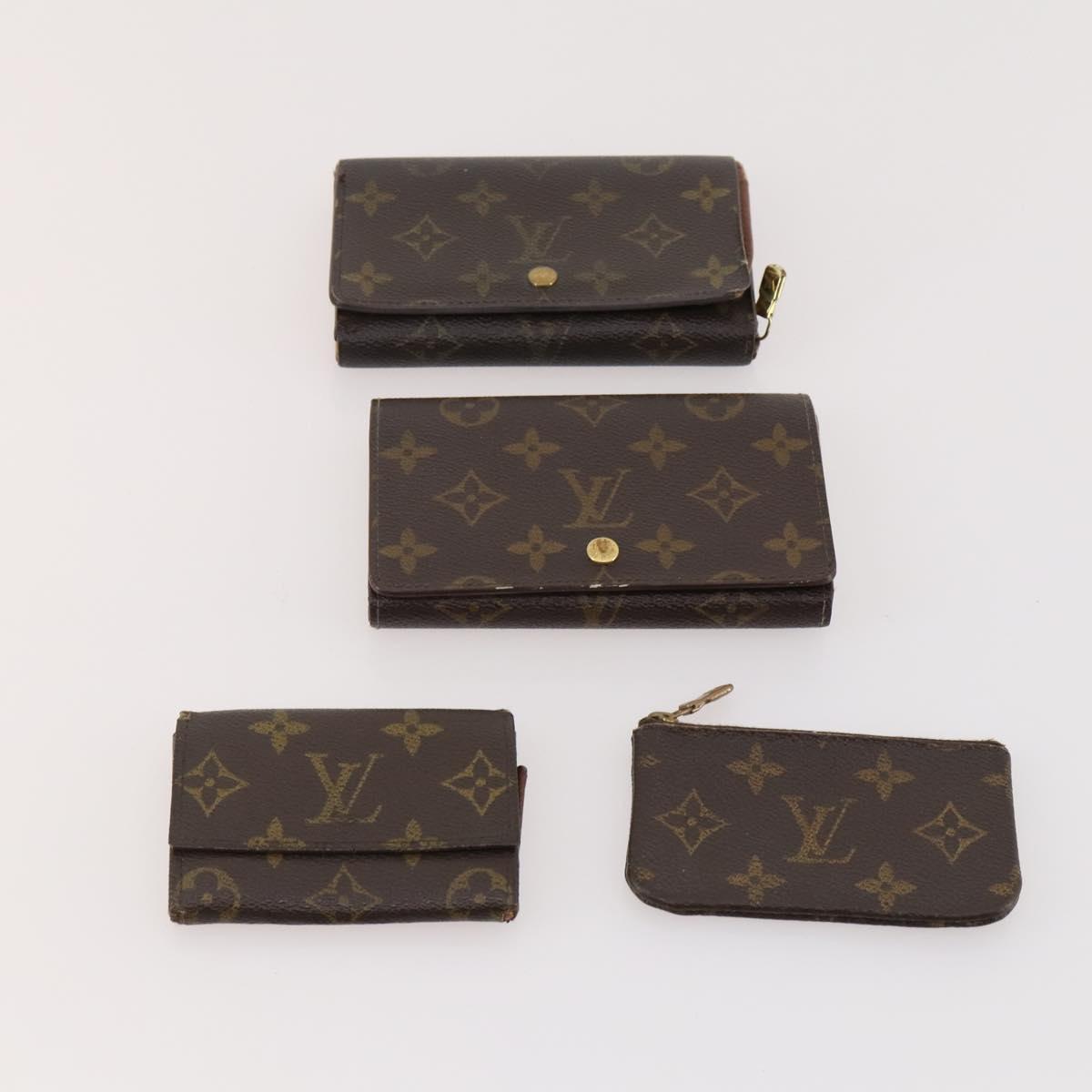 LOUIS VUITTON Monogram Wallet 10 Set LV Auth CB204