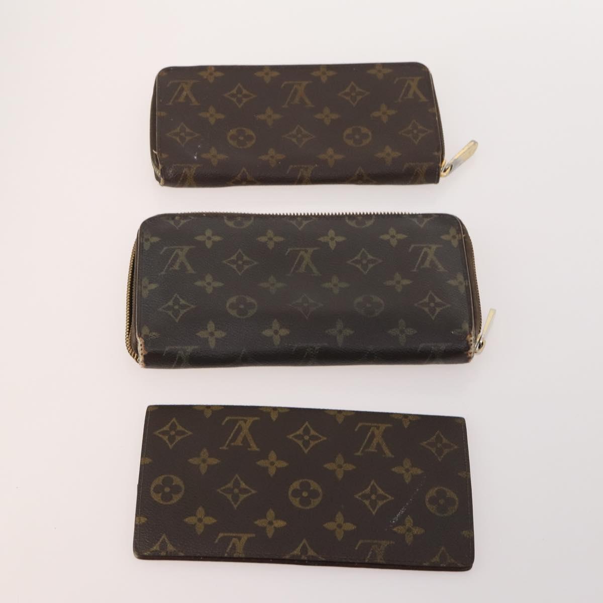 LOUIS VUITTON Monogram Wallet 10 Set LV Auth CB204