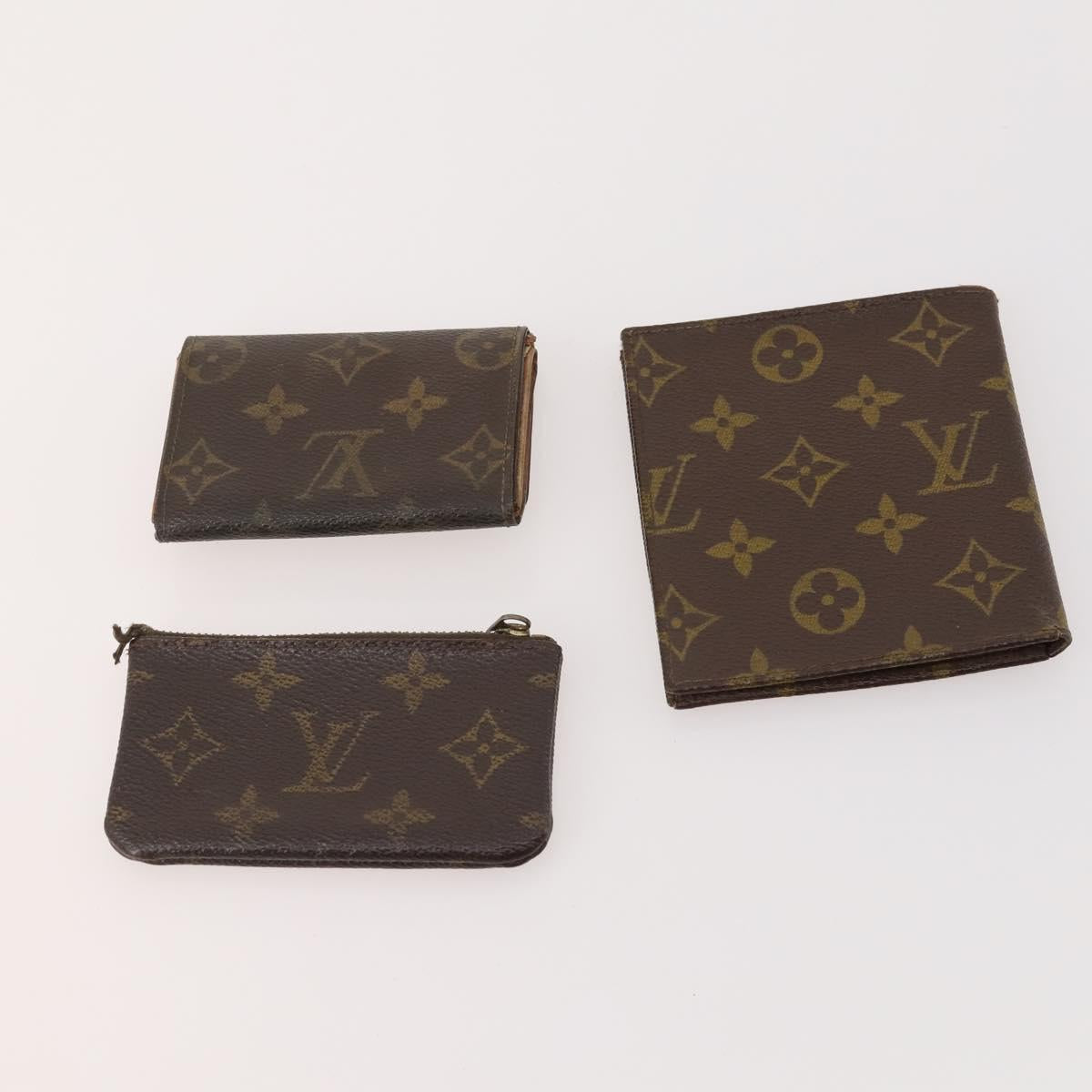 LOUIS VUITTON Monogram Wallet 10 Set LV Auth CB205
