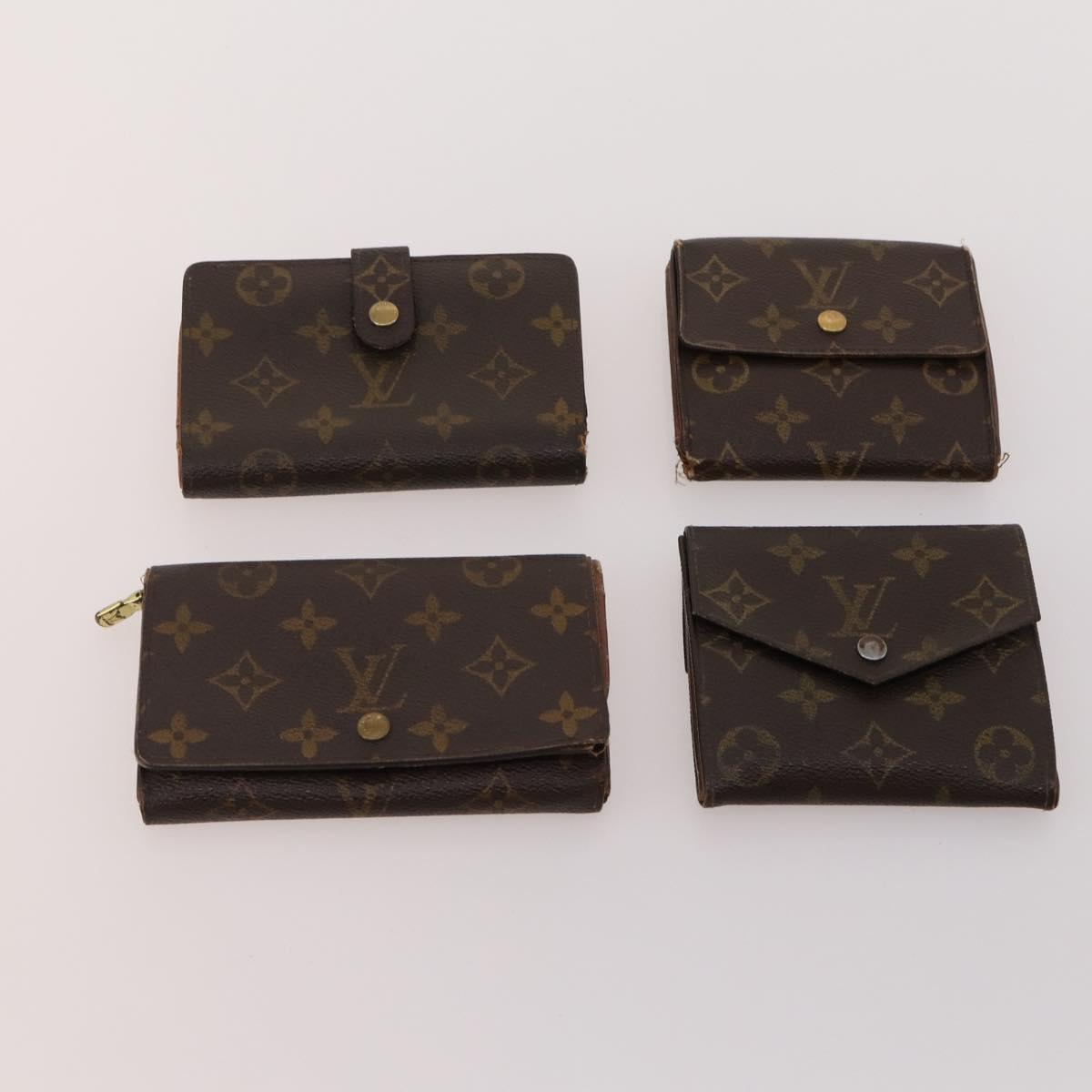 LOUIS VUITTON Monogram Wallet 10 Set LV Auth CB205