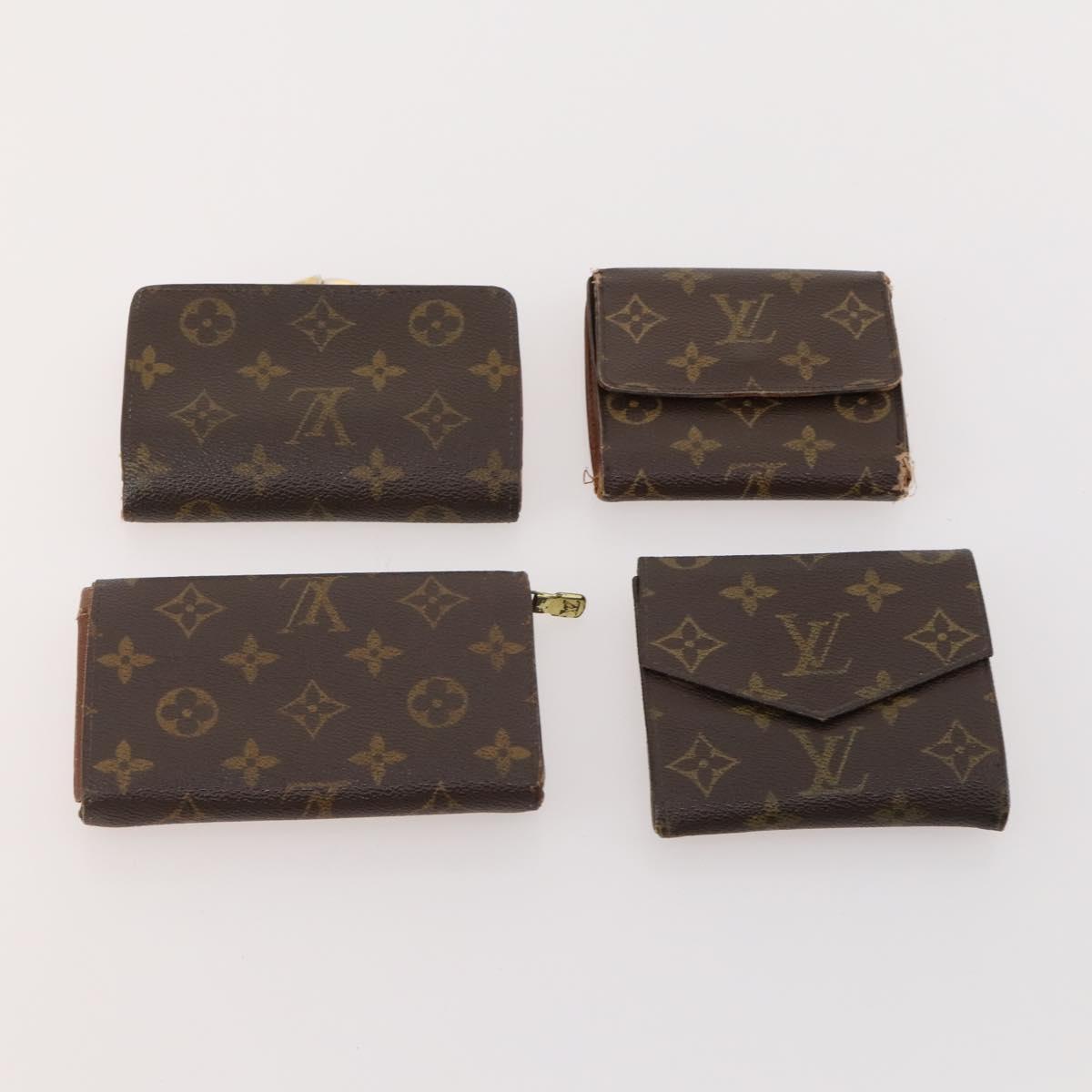 LOUIS VUITTON Monogram Wallet 10 Set LV Auth CB205