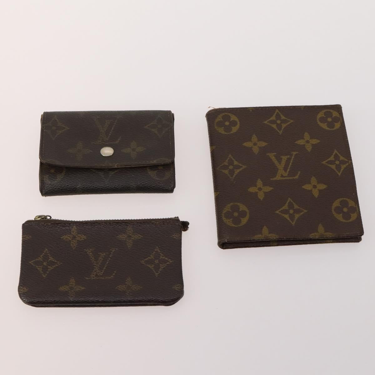 LOUIS VUITTON Monogram Wallet 10 Set LV Auth CB205
