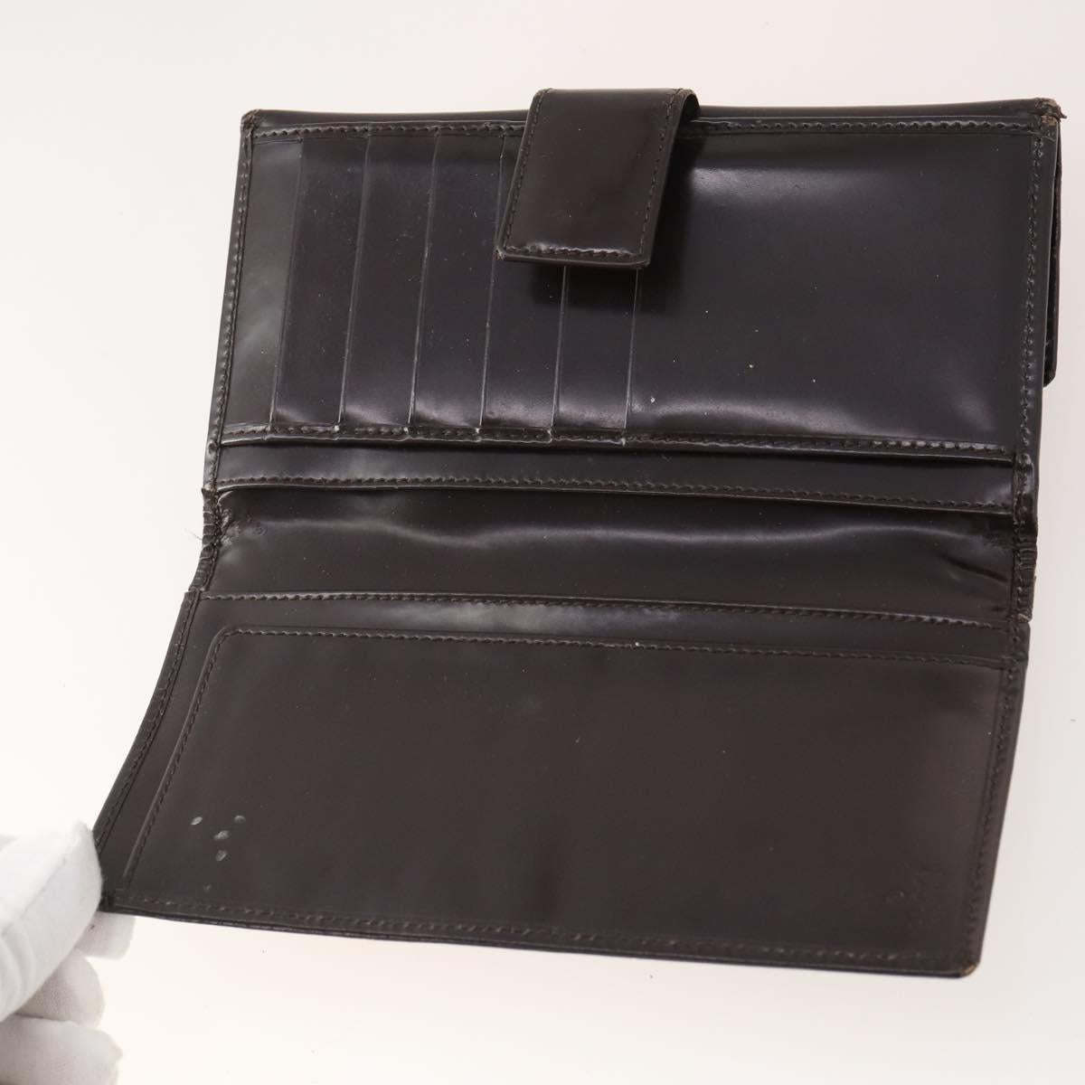 GUCCI GG Canvas Guccissima Wallet Leather 10 Set Beige Black Red Auth CB212