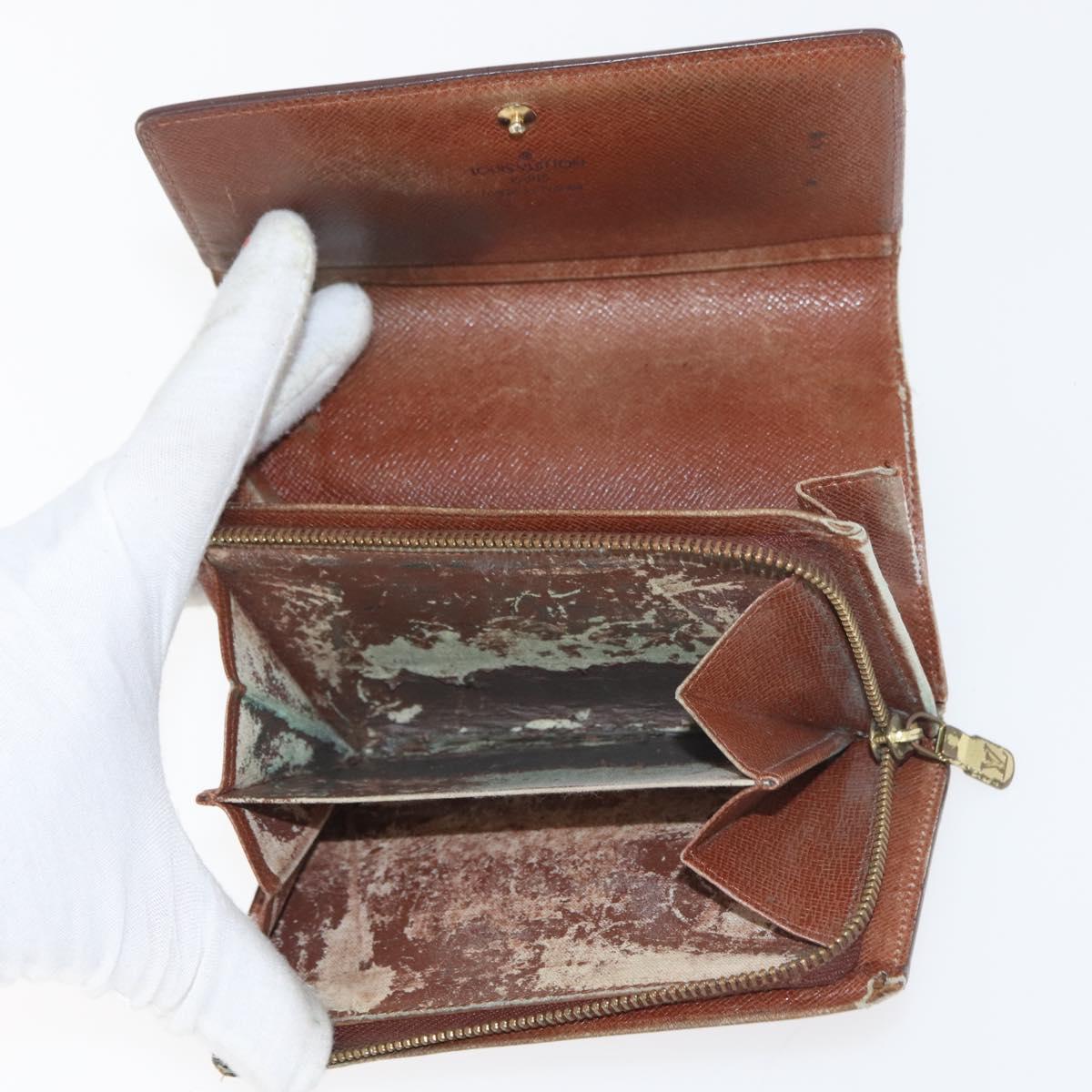 LOUIS VUITTON Monogram Wallet 10 Set LV Auth CB220