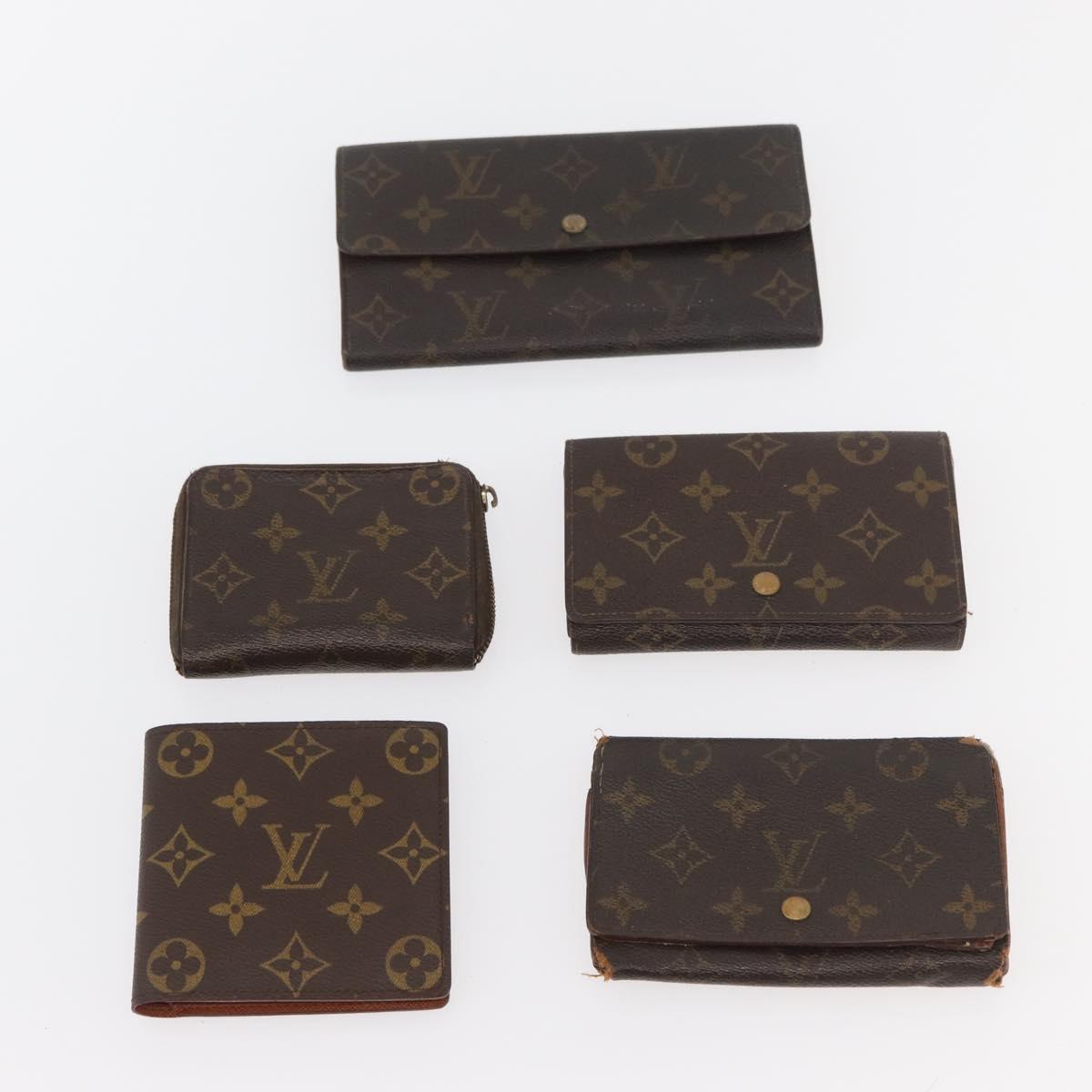 LOUIS VUITTON Monogram Wallet 10 Set LV Auth CB223