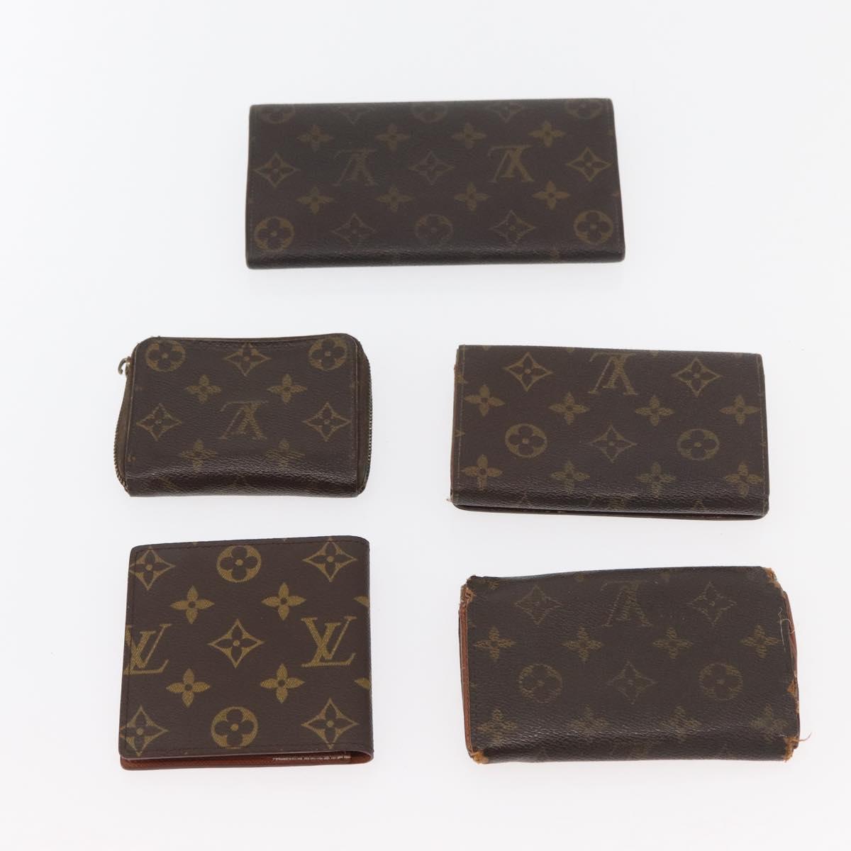LOUIS VUITTON Monogram Wallet 10 Set LV Auth CB223