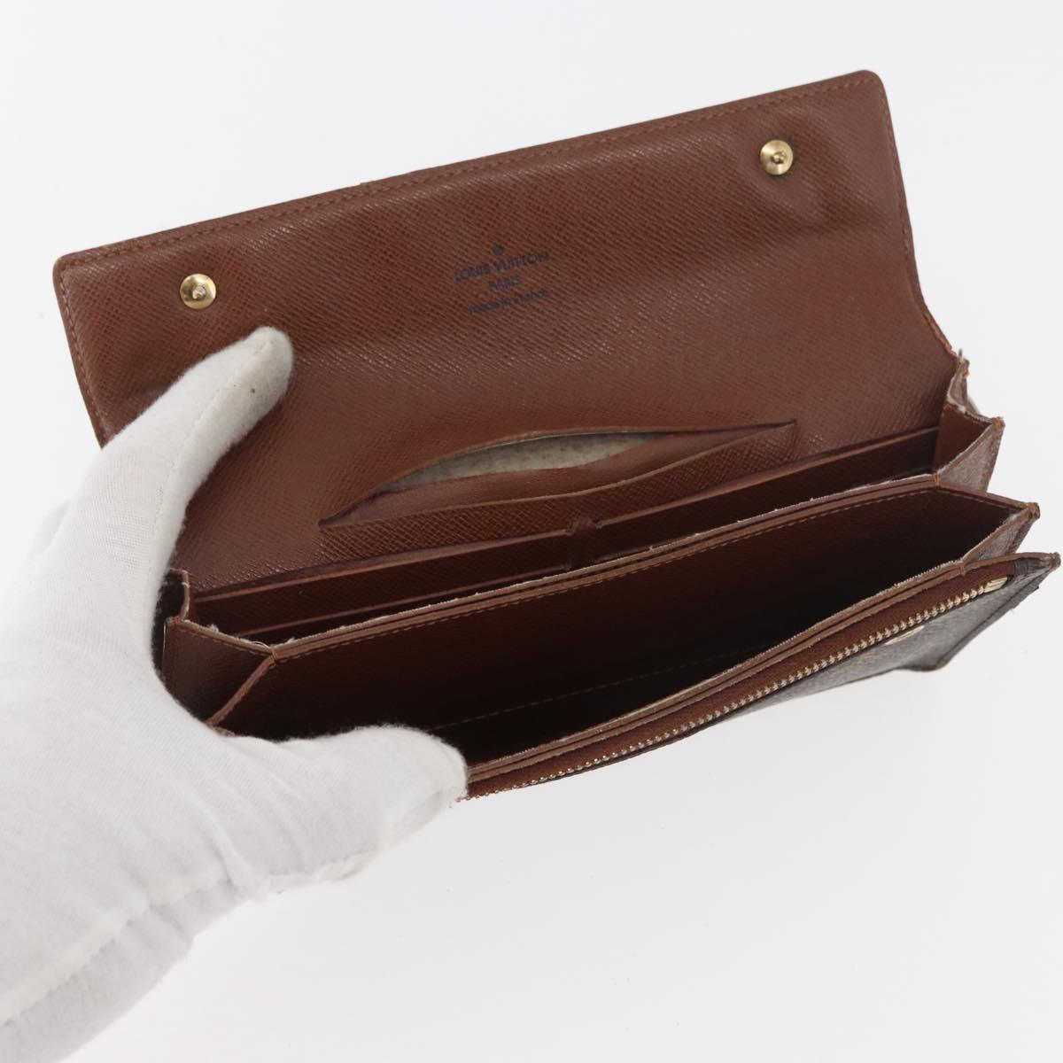 LOUIS VUITTON Monogram Wallet 10 Set LV Auth CB225