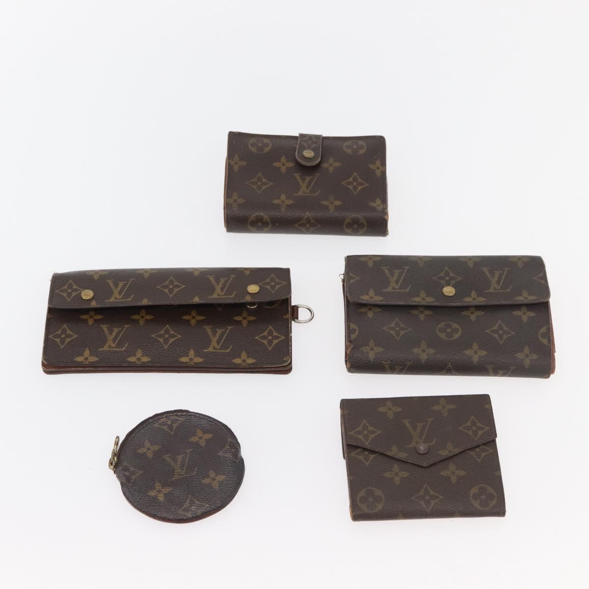 LOUIS VUITTON Monogram Wallet 10 Set LV Auth CB226