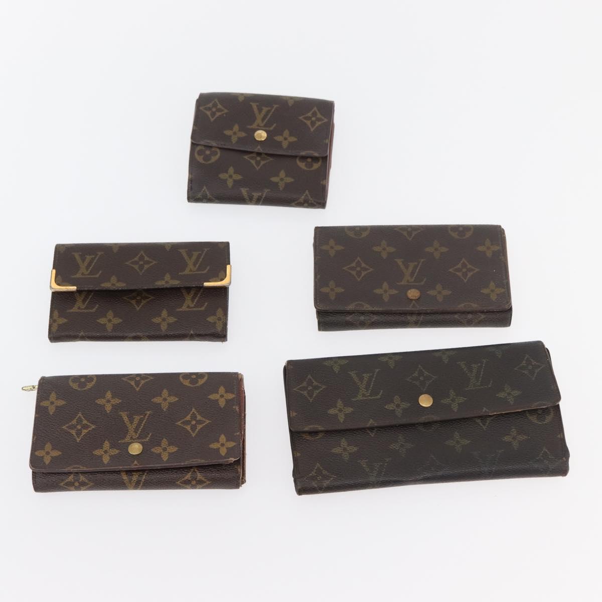 LOUIS VUITTON Monogram Wallet 10 Set LV Auth CB227