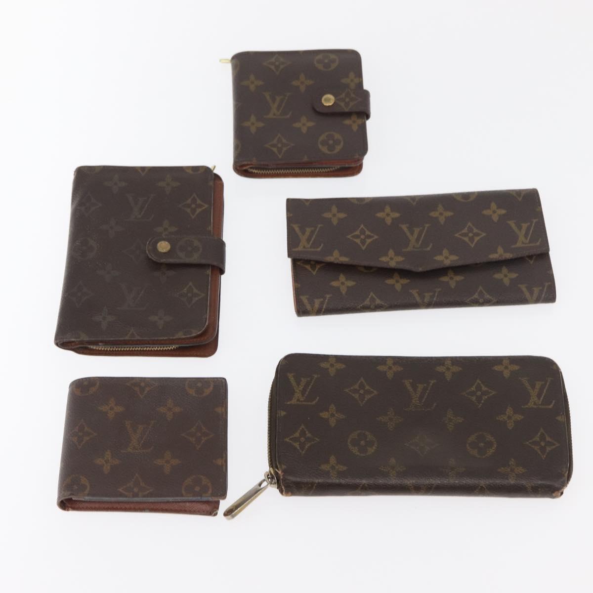 LOUIS VUITTON Monogram Wallet 10 Set LV Auth CB227