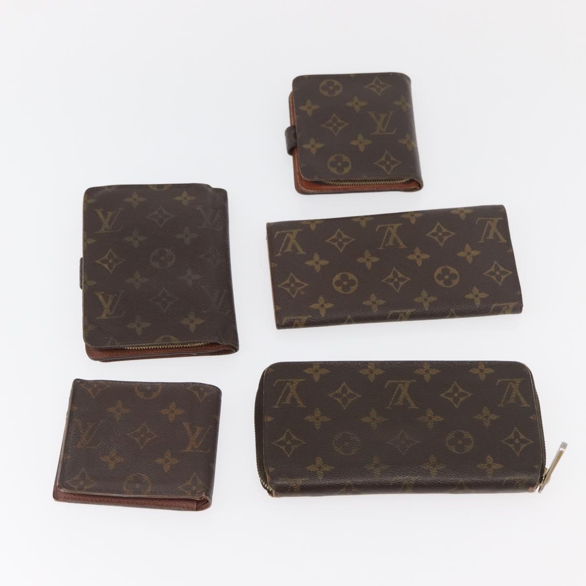 LOUIS VUITTON Monogram Wallet 10 Set LV Auth CB227