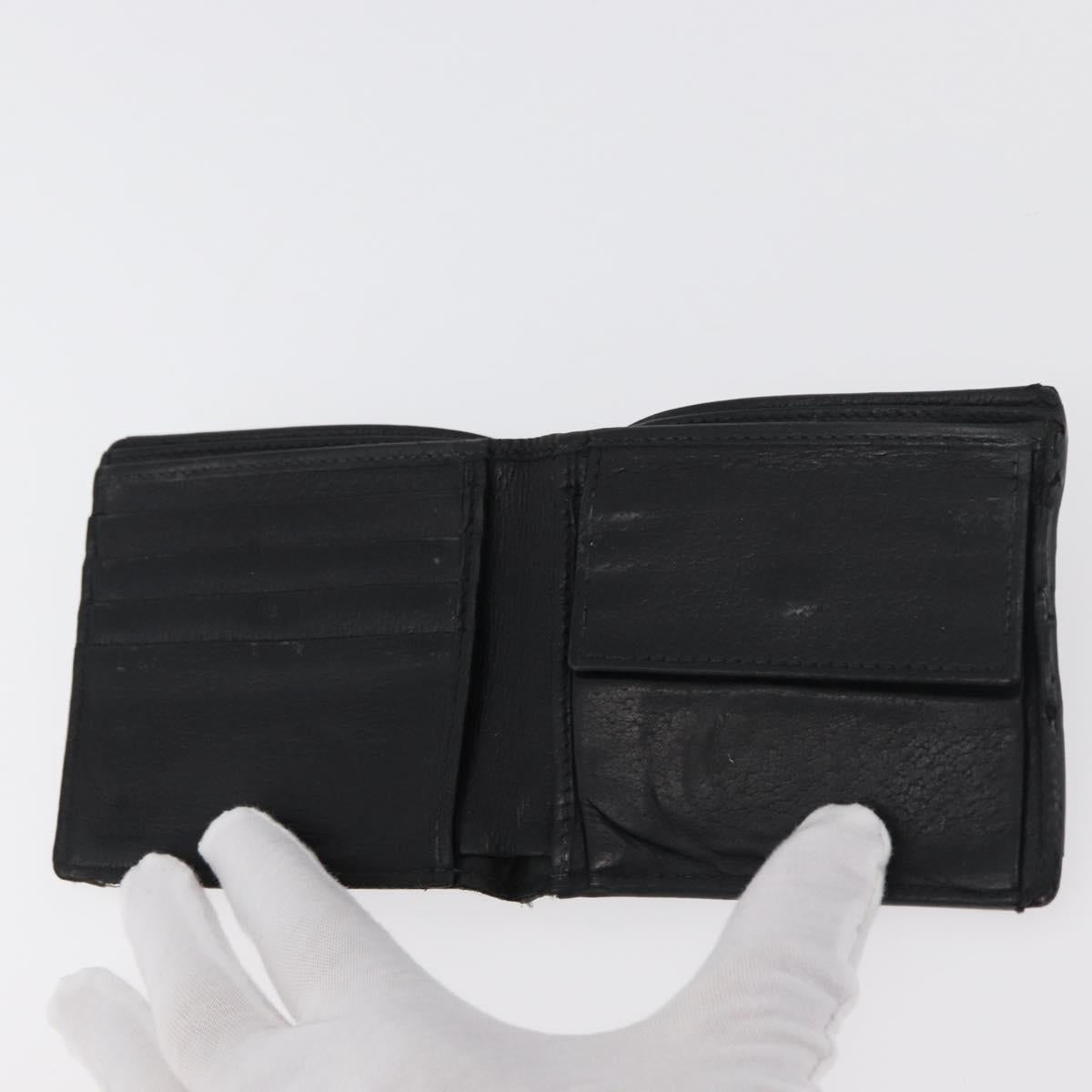 GUCCI GG Canvas Guccissima Wallet Leather 10 Set Beige Black Navy Auth CB237