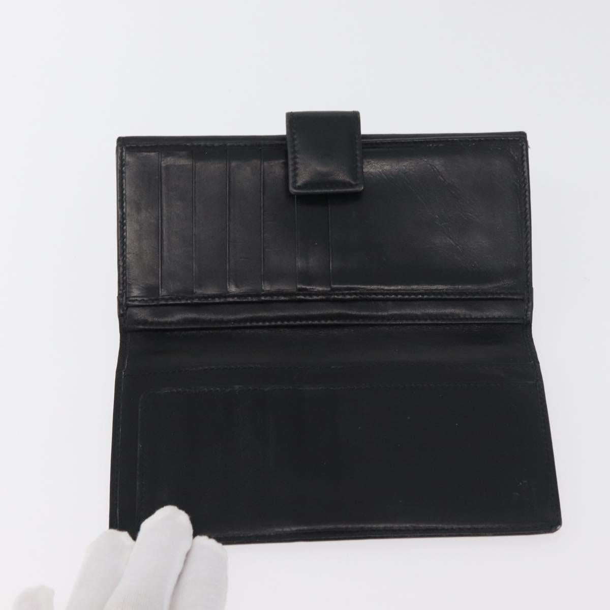 GUCCI GG Canvas Guccissima Wallet Leather 10 Set Beige Black Navy Auth CB237
