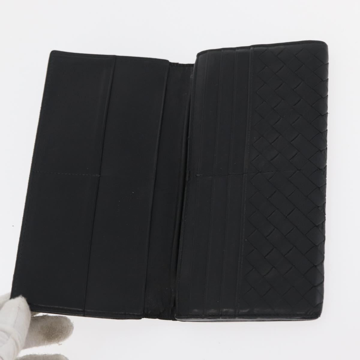 BOTTEGA VENETA INTRECCIATO Wallet Leather 10 Set Pink Green black Auth CB241