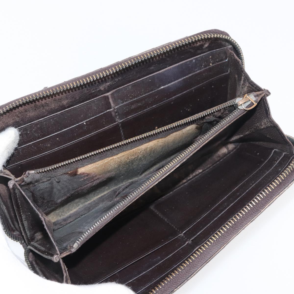 BOTTEGA VENETA INTRECCIATO Wallet Leather 10 Set Pink Green black Auth CB241