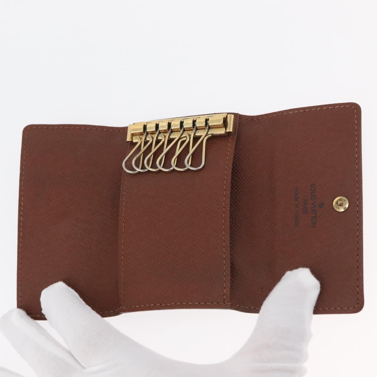 LOUIS VUITTON Monogram Key Case 10 Set LV Auth CB245
