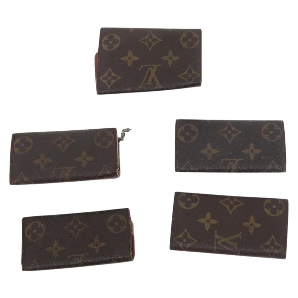 LOUIS VUITTON Monogram Key Case 10 Set LV Auth CB245