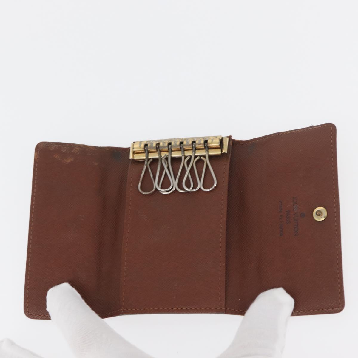 LOUIS VUITTON Monogram Key Case 10 Set LV Auth CB245