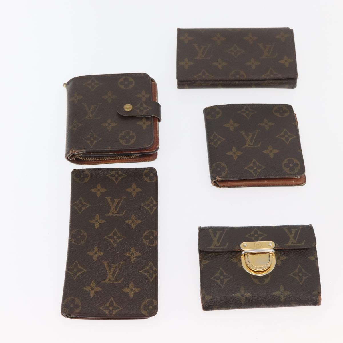 LOUIS VUITTON Monogram Wallet 10 Set LV Auth CB261