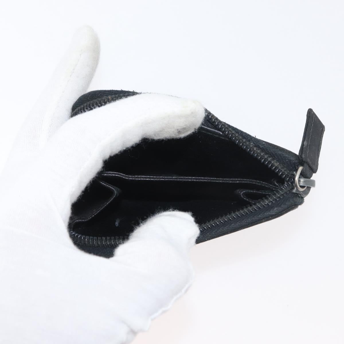 PRADA Wallet Safiano leather 10 Set Black Pink Red Auth CB264