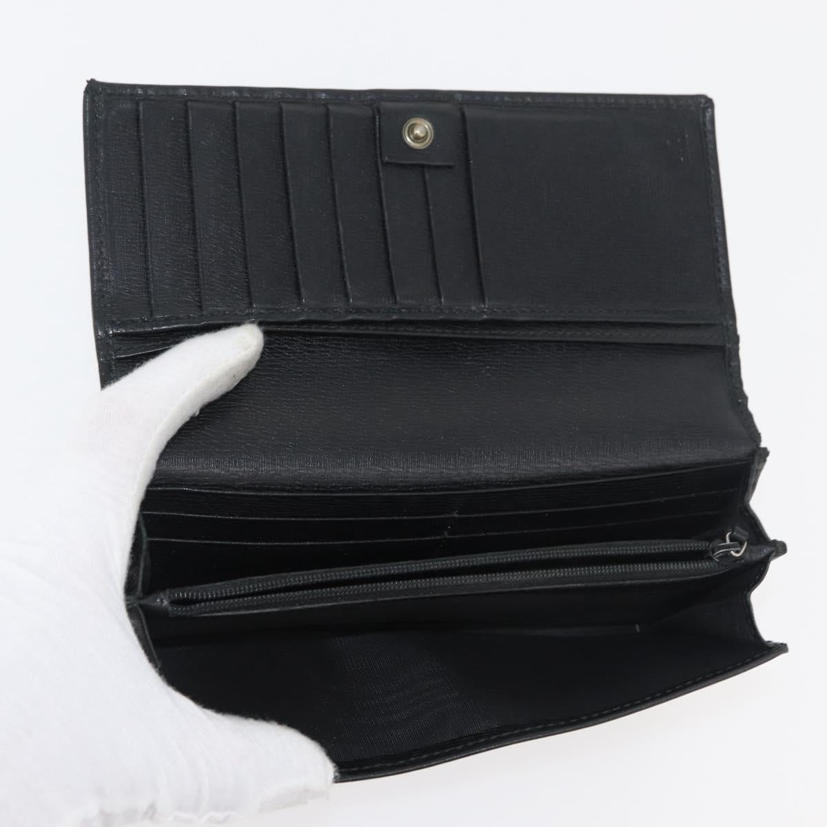 GUCCI GG Canvas Guccissima Wallet Leather 10 Set Beige Black Brown Auth CB268