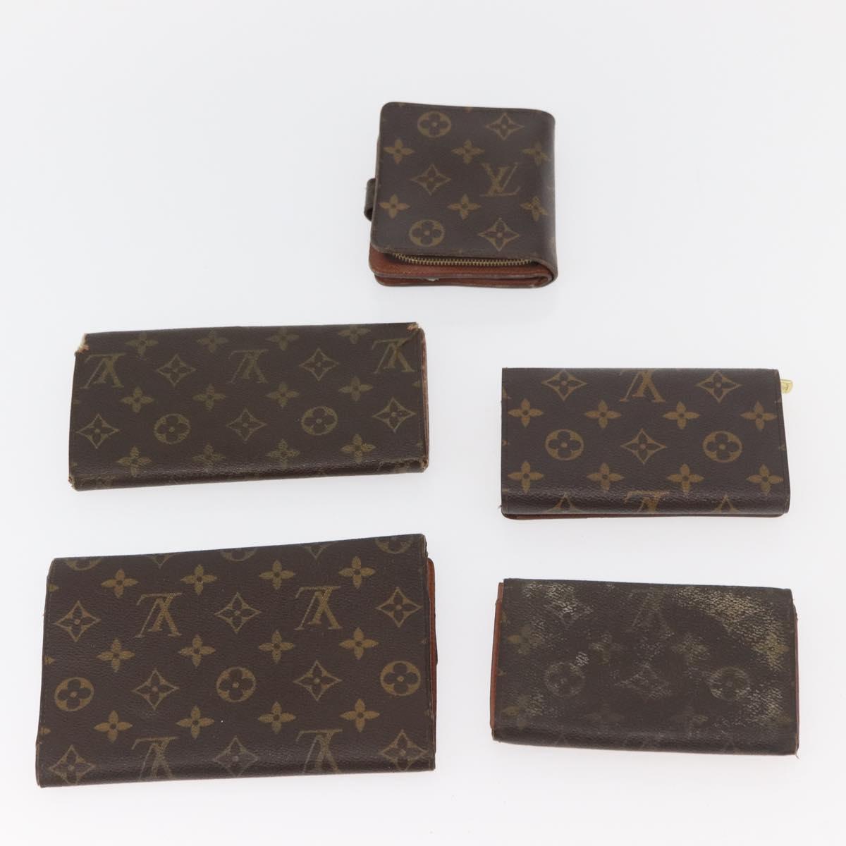 LOUIS VUITTON Monogram Wallet 10 Set LV Auth CB274