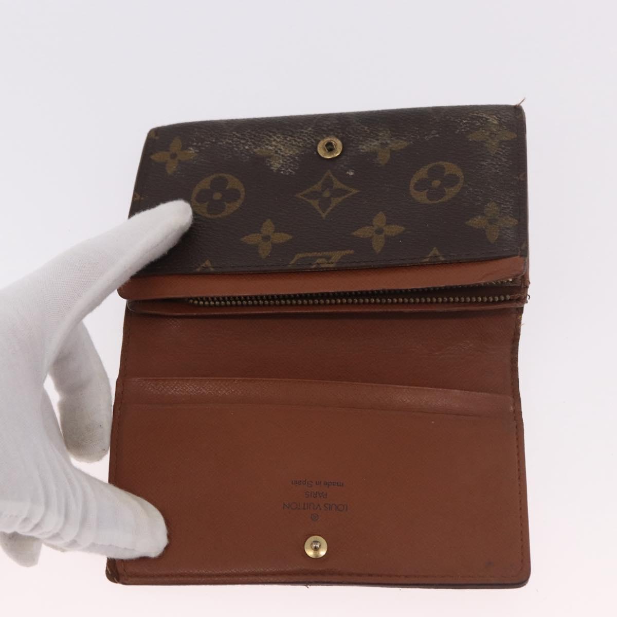 LOUIS VUITTON Monogram Wallet 10 Set LV Auth CB274