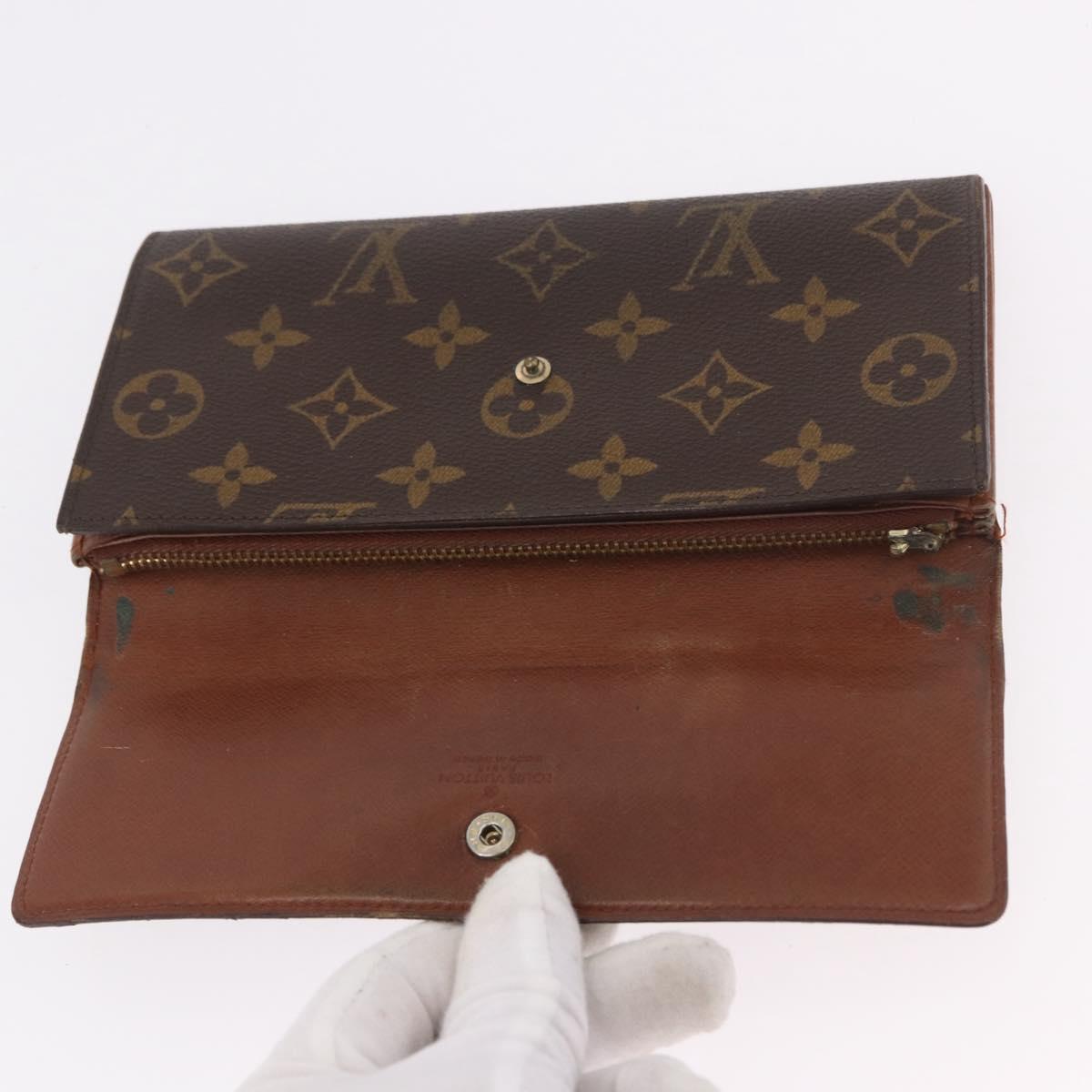 LOUIS VUITTON Monogram Wallet 10 Set LV Auth CB274