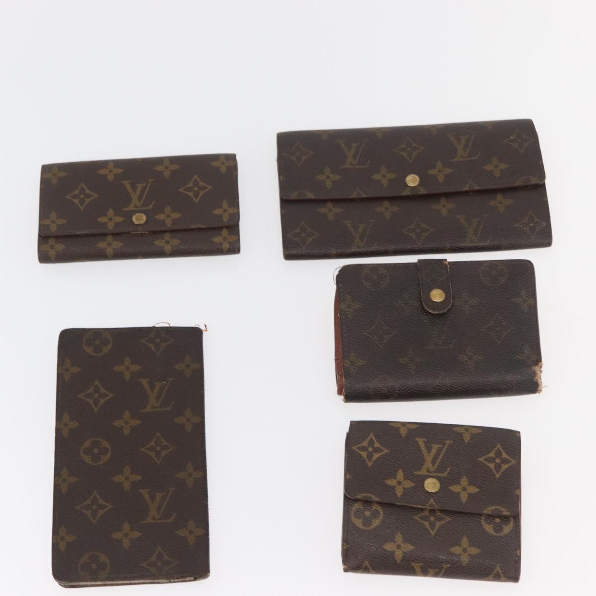 LOUIS VUITTON Monogram Wallet 10 Set LV Auth CB275