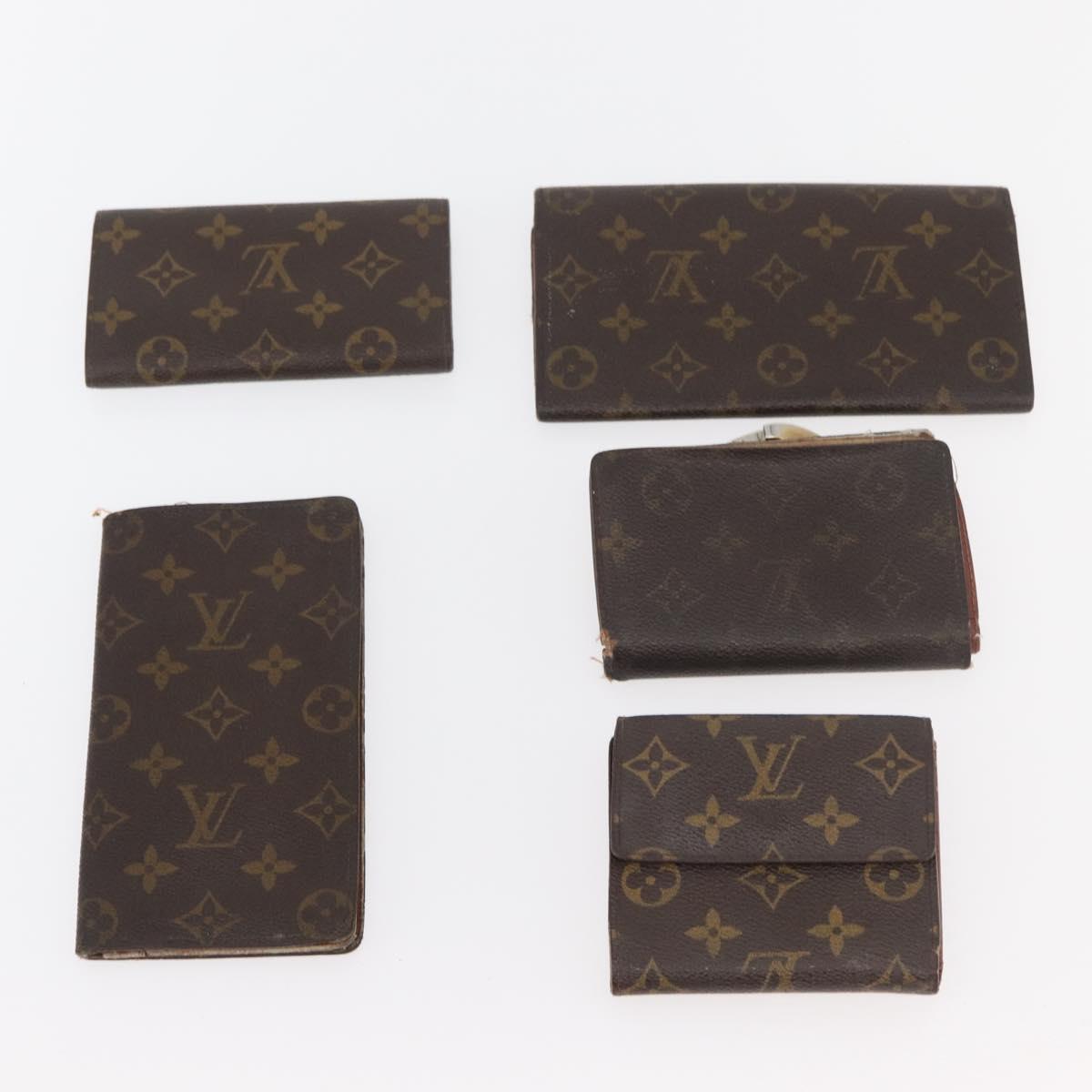 LOUIS VUITTON Monogram Wallet 10 Set LV Auth CB275