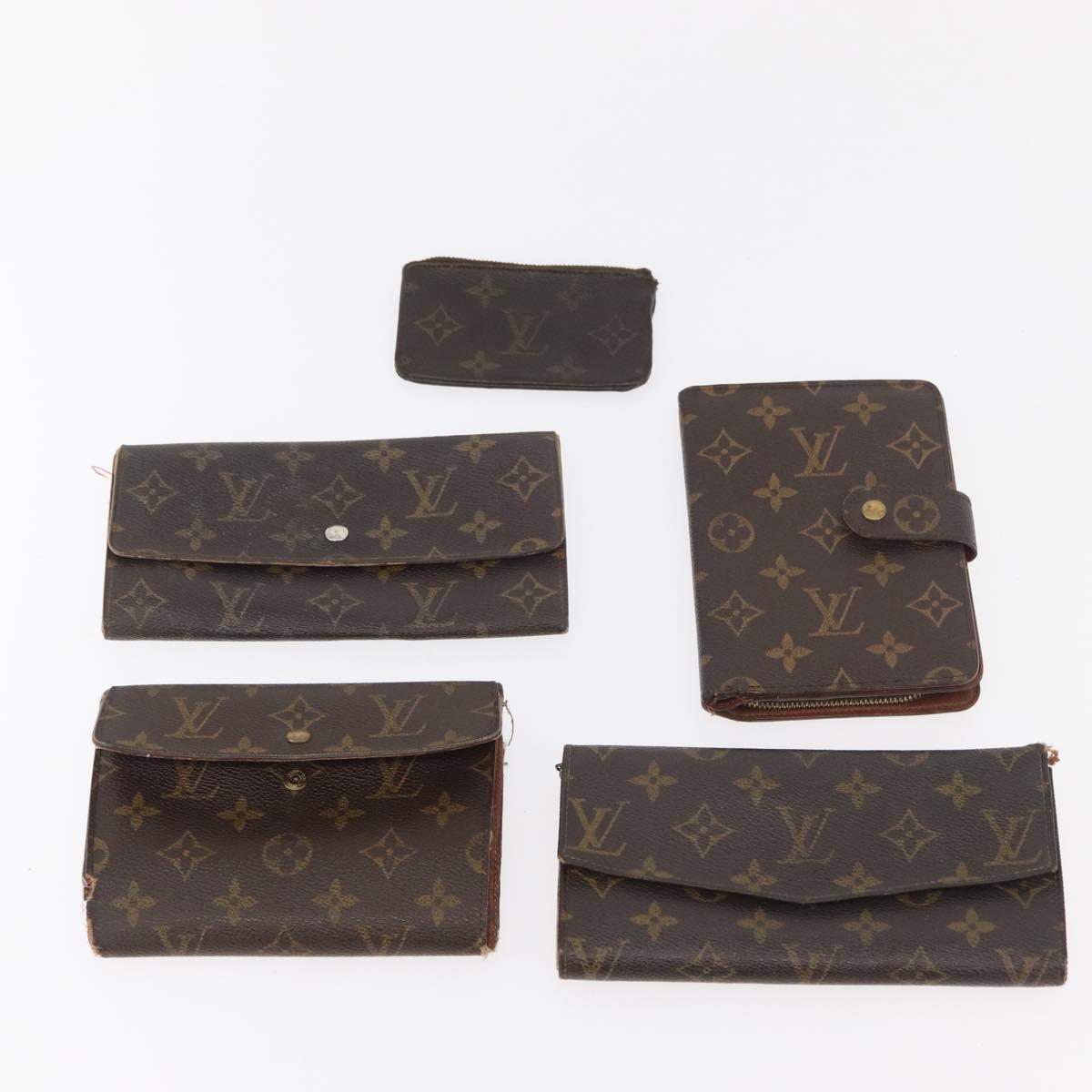 LOUIS VUITTON Monogram Wallet 10 Set LV Auth CB275