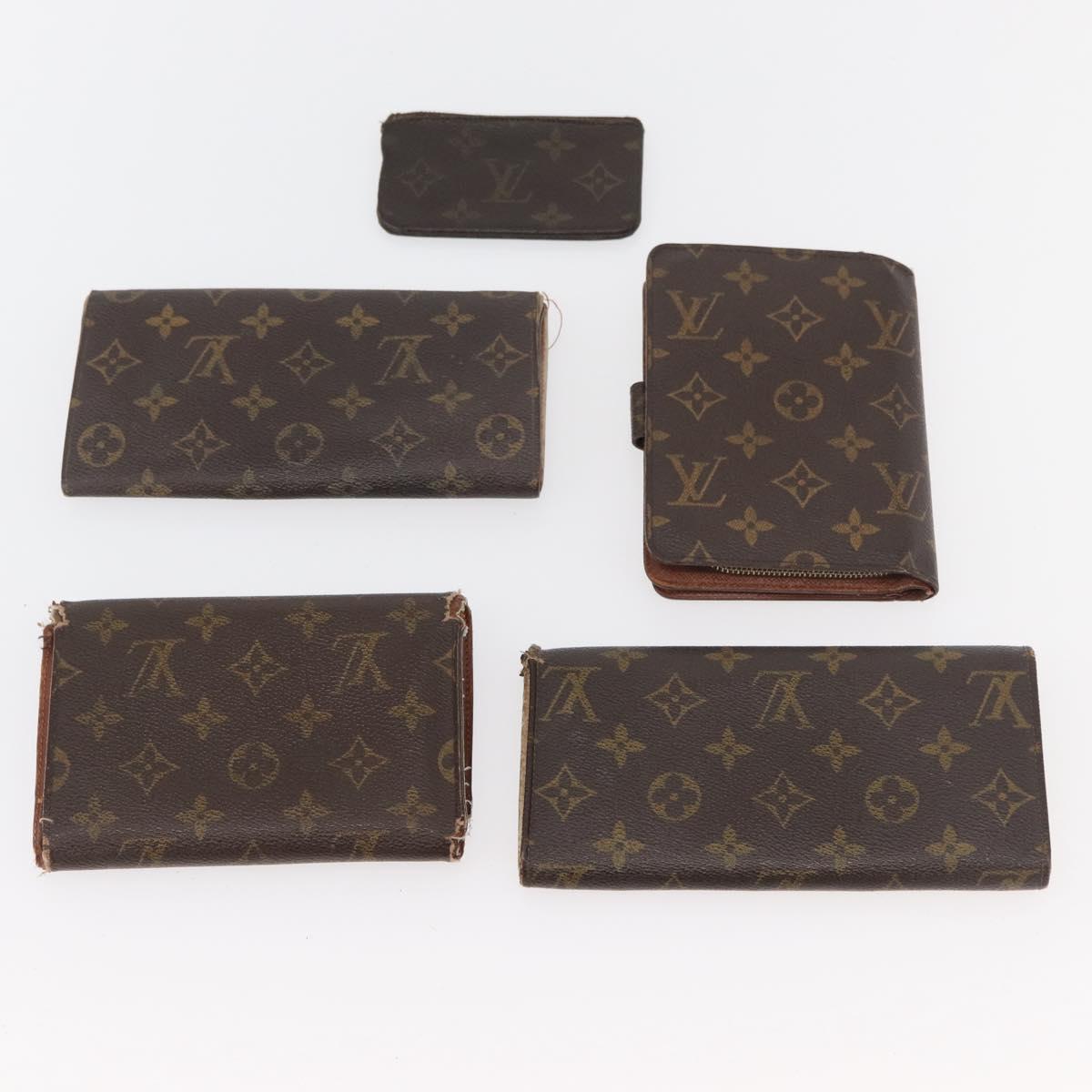 LOUIS VUITTON Monogram Wallet 10 Set LV Auth CB275