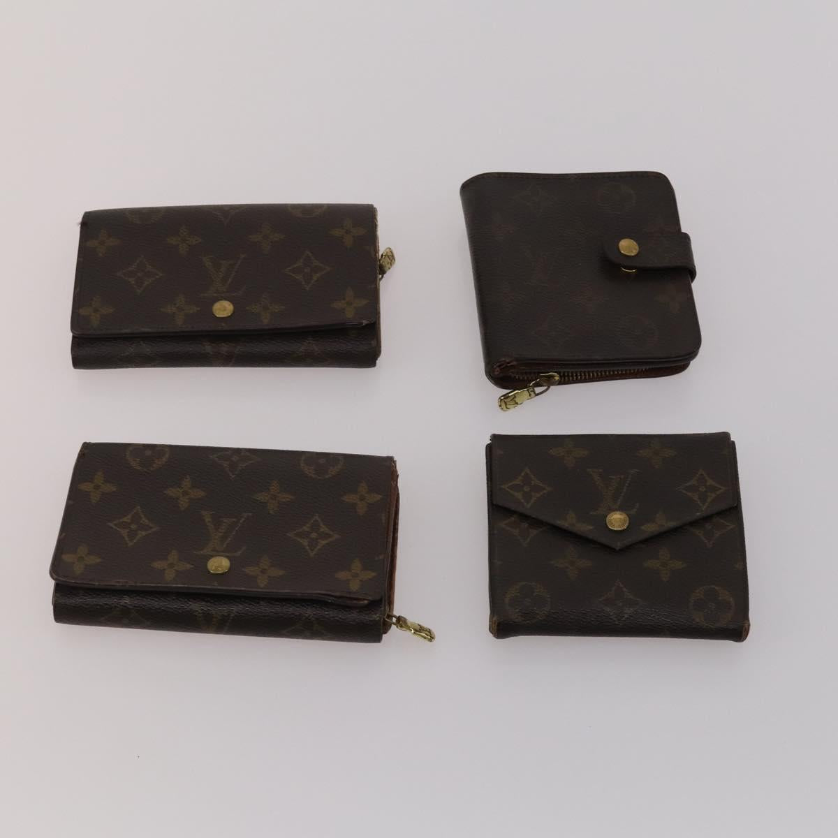 LOUIS VUITTON Monogram Wallet 10 Set LV Auth CB276
