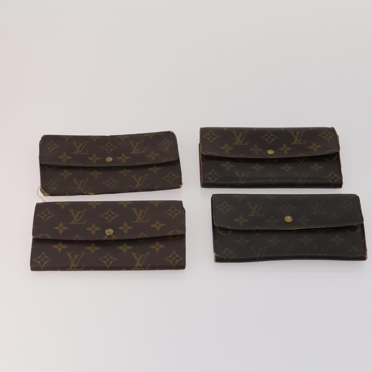 LOUIS VUITTON Monogram Wallet 10 Set LV Auth CB276