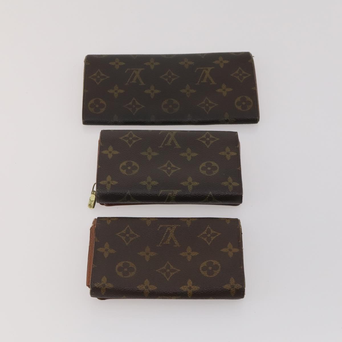 LOUIS VUITTON Monogram Wallet 10 Set LV Auth CB277