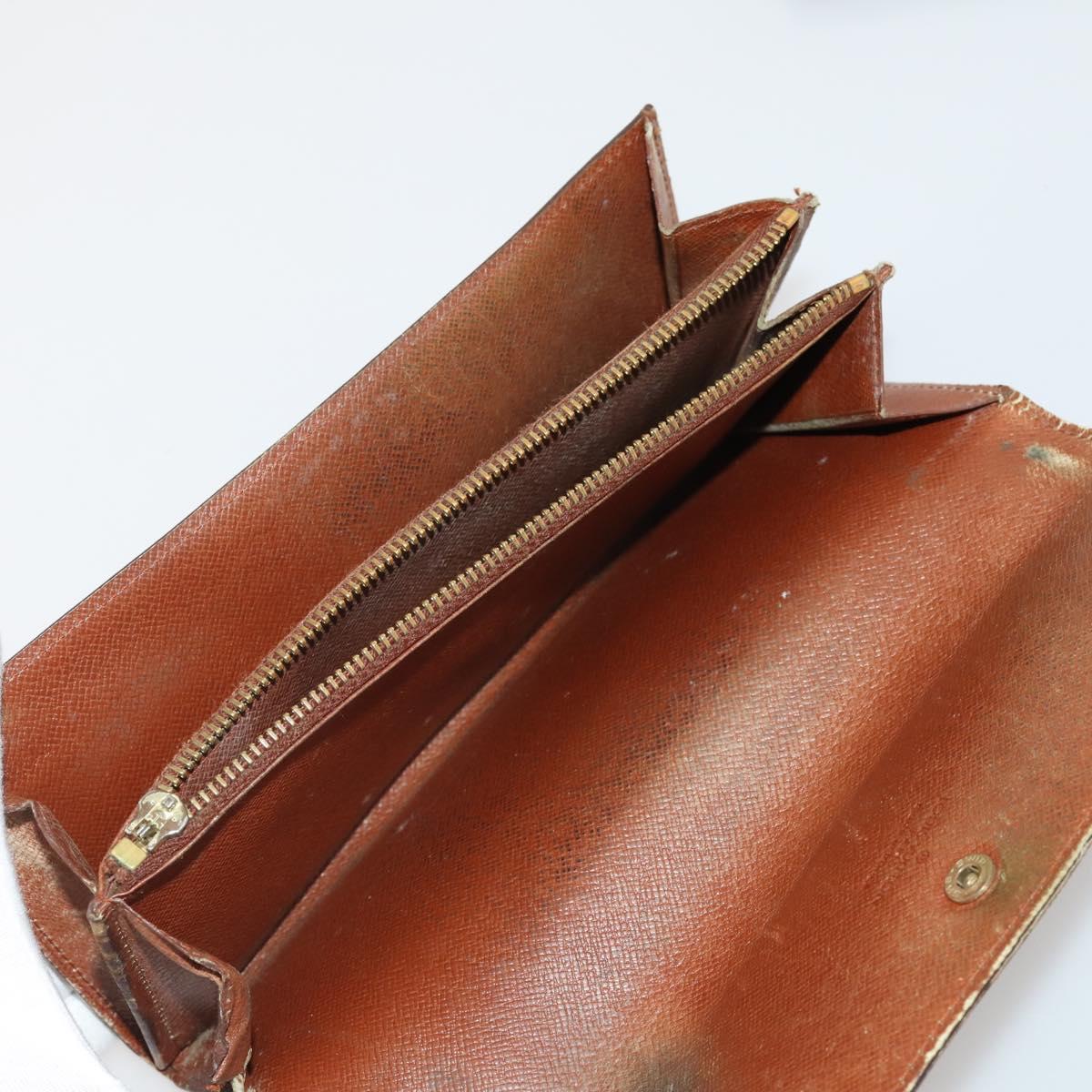 LOUIS VUITTON Monogram Wallet 10 Set LV Auth CB277
