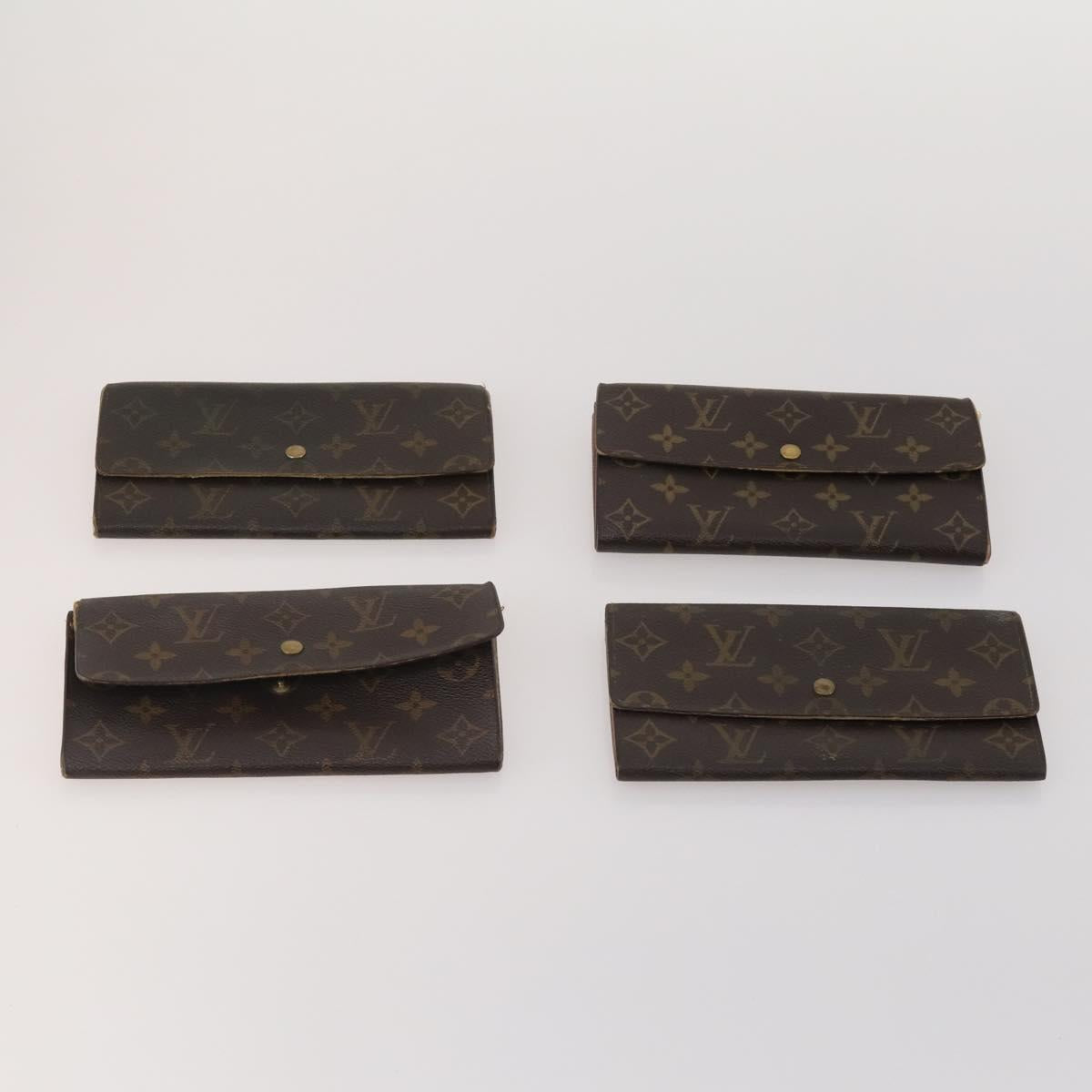 LOUIS VUITTON Monogram Wallet 10 Set LV Auth CB278