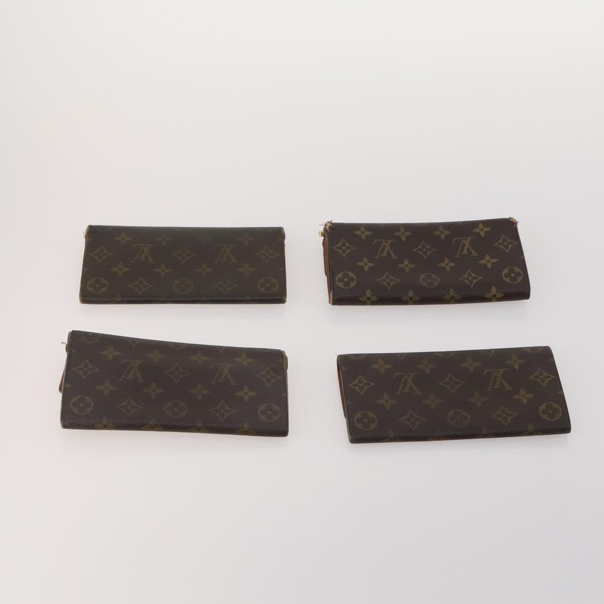 LOUIS VUITTON Monogram Wallet 10 Set LV Auth CB278