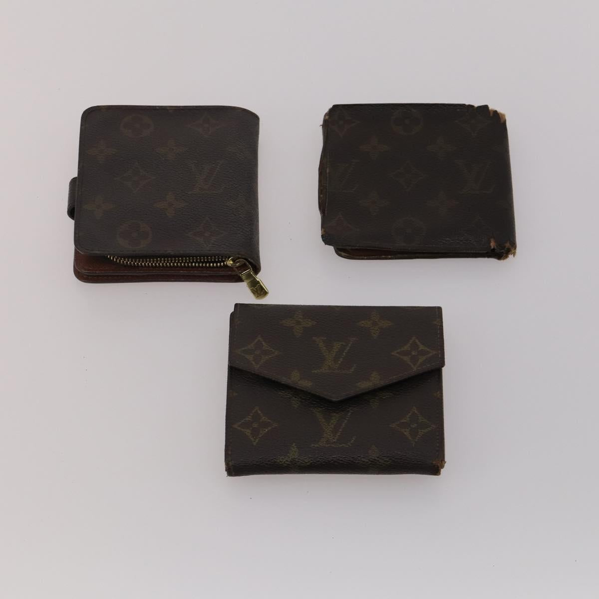 LOUIS VUITTON Monogram Wallet 10 Set LV Auth CB279